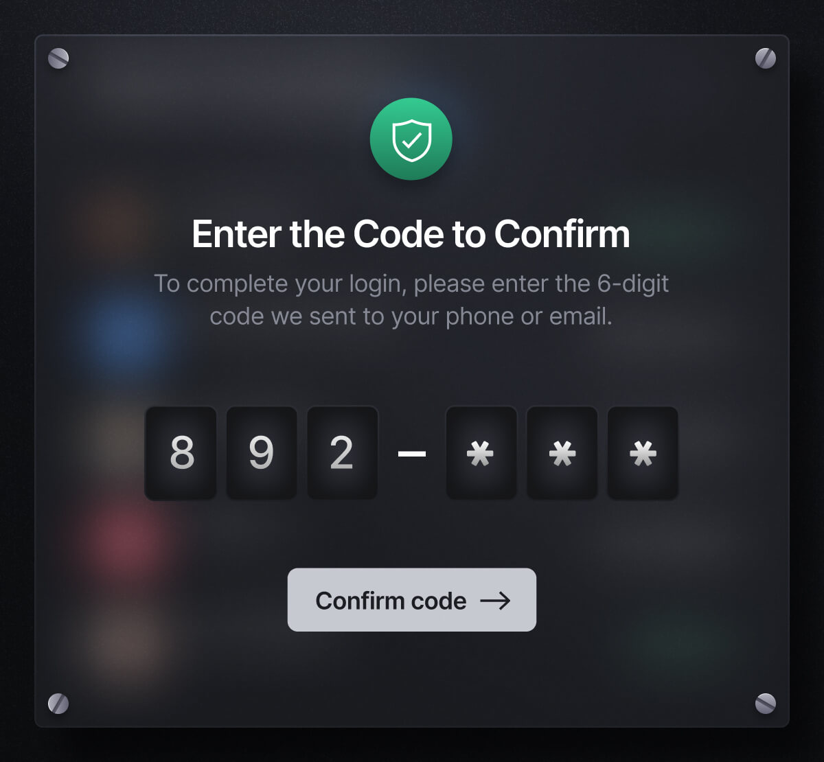 Advanced Authentication
