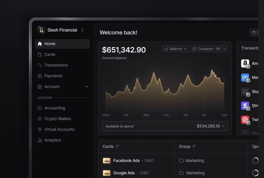 Your entire financial picture, in one dashboard